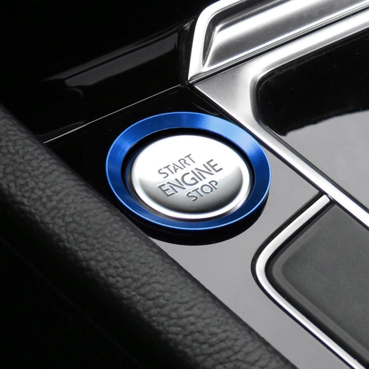 Car Engine Start Key Push Button Ring Trim Aluminum Alloy Sticker Decoration for Volkswagen – Aluminum Alloy, For Volkswagen (Engine Start), For Volkswagen