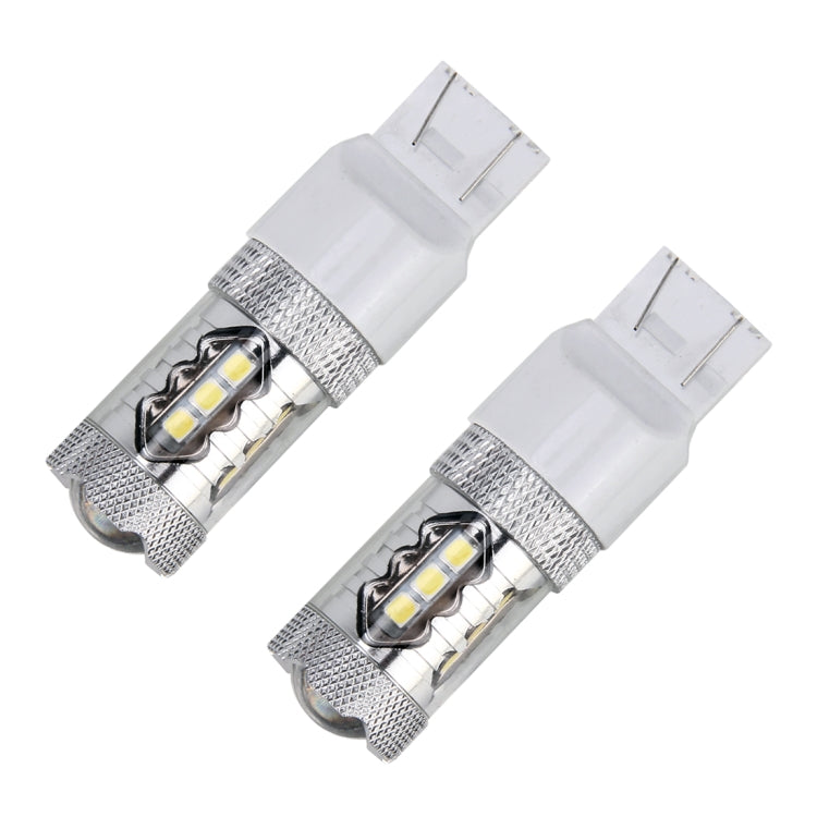 2 PCS T20 / 7443 5W 250LM 6000K Car Auto Brake Lights 16LEDs SMD-2835 Lamps, DC 12V, T20 / 7443 – Durable Build, Easy to Use