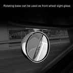 3R-044 Auxiliary Rear View Mirror Car Adjustable Blind Spot Mirror Wide Angle Auxiliary Rear View Side Mirror, 3R-044 (White), 3R-044 (Black), 3R-044 (Silver)