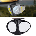 3R-046 360 Degrees Rotatable Right Blind Spot Side Assistant Mirror for Auto Car, Right Black, Right White Right Black CMS4855B