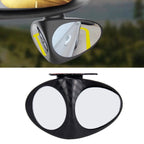 3R-046 360 Degrees Rotatable Right Blind Spot Side Assistant Mirror for Auto Car, Right Black, Right White Right Black CMS4855B