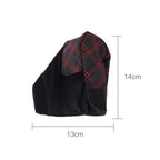 2 PCS Car Hand Brake Cover Shift Knob Gear Stick Cushion Sets Cover Car Accessory Interior Decoration Pad, 2 PCS Red, 2 PCS Red White