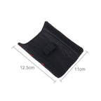 3 PCS Car Hand Brake Cover Shift Knob Gear Stick Cushion Sets Rear View Mirror Sets Cover Car Accessory Interior Decoration Pad, 3 PCS Red, 3 PCS White