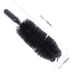 KANEED Portable Loop Style Auto Car Vehicle Motorcycle Wheel Tire Rim Hub Scrub Wash Brush Washing Cleaning Tool, Tire Rim Hub Brush