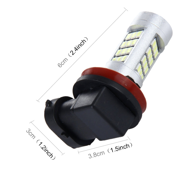 2 PCS H8/H11 10W 900LM 8000K 42 SMD-2835 LEDs Car Fog Lights, DC 12V(White Light), H8/H11 – Durable Build, Easy to Use
