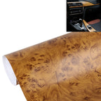 Textured High Gloss Carbon Fiber Car Vinyl Wrap Sticker Decal Film Decal Car Furniture Kitchen Cabinet Applicance, Size: 50cm x 200cm, Glossy Wood Grain A 50cm x 200cm, Glossy Wood Grain B 50cm x 200cm Glossy Wood Grain A 50cm x 200cm Peacock Eye