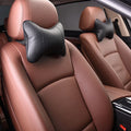 2 PCS MLC-06 Car Neck Pillow Soft Version Lovely Breathe Car Auto Head Neck Rest Cushion Headrest Pillow Pad Black