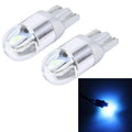 2 PCS T10 2W 2 SMD-3030 LED Car Clearance Lights Lamp, DC 12V, 2 SMD-3030, 2 SMD-3030 LEDs 2 SMD-3030 Ice Blue Light
