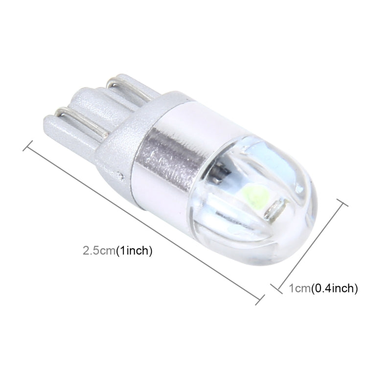 2 PCS T10 2W 2 SMD-3030 LED Car Clearance Lights Lamp, DC 12V, 2 SMD-3030, 2 SMD-3030 LEDs