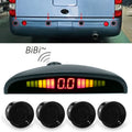 PZ316 Digital LED Crescent Shape Display Rear View Mirror Car Recorder for Truck with 4 Rear Radar, PZ316 PZ316