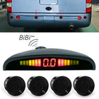 PZ316 Digital LED Crescent Shape Display Rear View Mirror Car Recorder for Truck with 4 Rear Radar, PZ316 PZ316