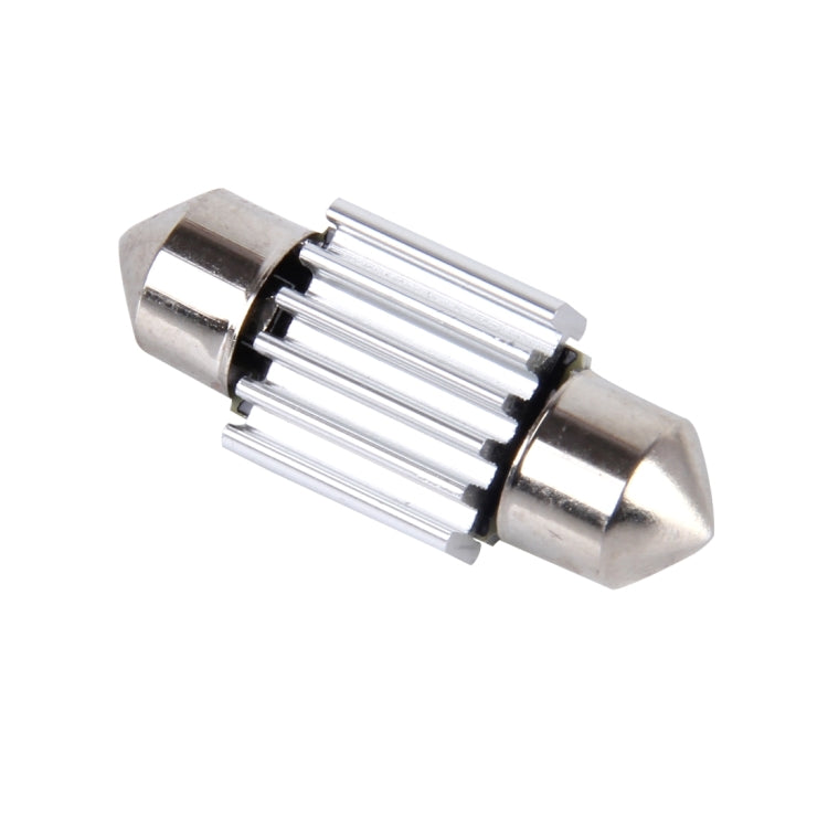 2 PCS DC 12V 2W 36MM 8 SMD-3528 LEDs Bicuspid Port Decoding Car Dome Lamp LED Reading Light, 36MM – Aluminum Alloy