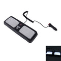 High qulaity DC 12V,9W LED Waterproof Car Sunshade White Light Warning Lights Strobe Emergency Lights Flashing Light with 12 Kinds Flash Patterns, White White