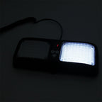High qulaity DC 12V,9W LED Waterproof Car Sunshade White Light Warning Lights Strobe Emergency Lights Flashing Light with 12 Kinds Flash Patterns, White
