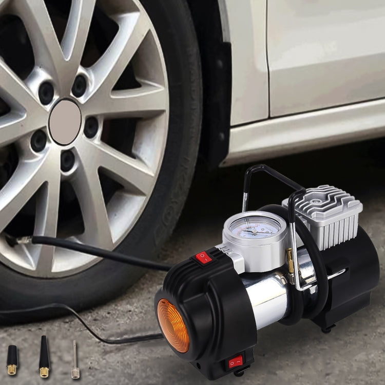 Portable 4X4 Heavy Duty Air Compressor 12V 150PSI 35LPM Pump Tire Inflatable Pump Car Tool with Working Light for Outdoor Emergency, 12V 85-150 PSI Tire Inflatable Pump 12V 85-150 PSI Tire Inflatable Pump
