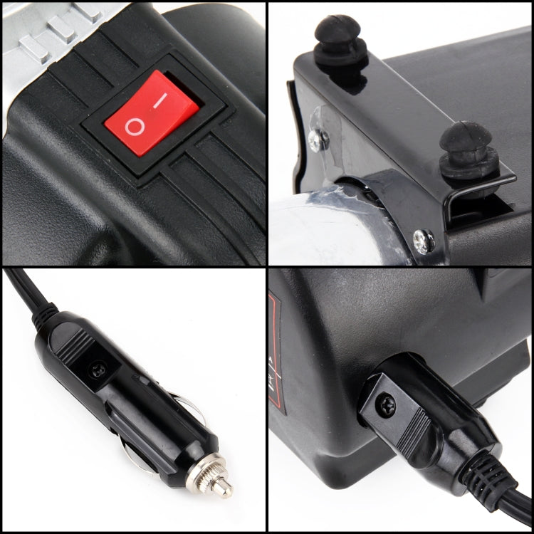 Portable 4X4 Heavy Duty Air Compressor 12V 150PSI 35LPM Pump Tire Inflatable Pump Car Tool with Working Light for Outdoor Emergency, 12V 85-150 PSI Tire Inflatable Pump