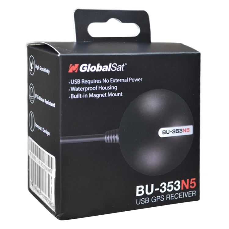 BU-353N5 USB Interface G Mouse GPS Receiver SiRF Star IV Module, BU-353N5 – Waterproof, Magnetic, TPU
