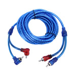 YH-128 1200W Car Amplifier Audio Power Cable Subwoofer Wiring Installation Kit with High Performance RCA Interconnect, Car Amplifier Audio Power Cable