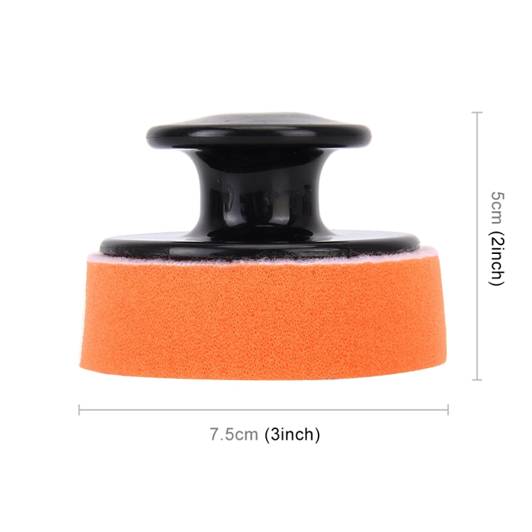 Car Polishing Sponge Round Sponge High-density Sponge, Size:7.5*5cm, Round Sponge – Durable Build, Easy to Use