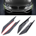 4 PCS Car-Styling Flank Decorative Sticker, Flank Decorative Sticker, Flank Sticker (4 PCS) Flank Decorative Sticker Black Carbon Fiber