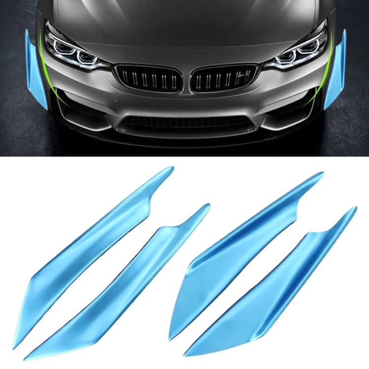 4 PCS Car-Styling Flank Decorative Sticker, Flank Decorative Sticker, Flank Sticker (4 PCS) – Wear-resistant Flank Sticker (4 PCS) Blue