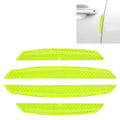 4 PCS Universal Car Door Anti-collision Strip Protection Guards Trims Stickers, 4 PCS 4 PCS Green
