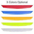 4 PCS Universal Car Door Anti-collision Strip Protection Guards Trims Stickers, 4 PCS