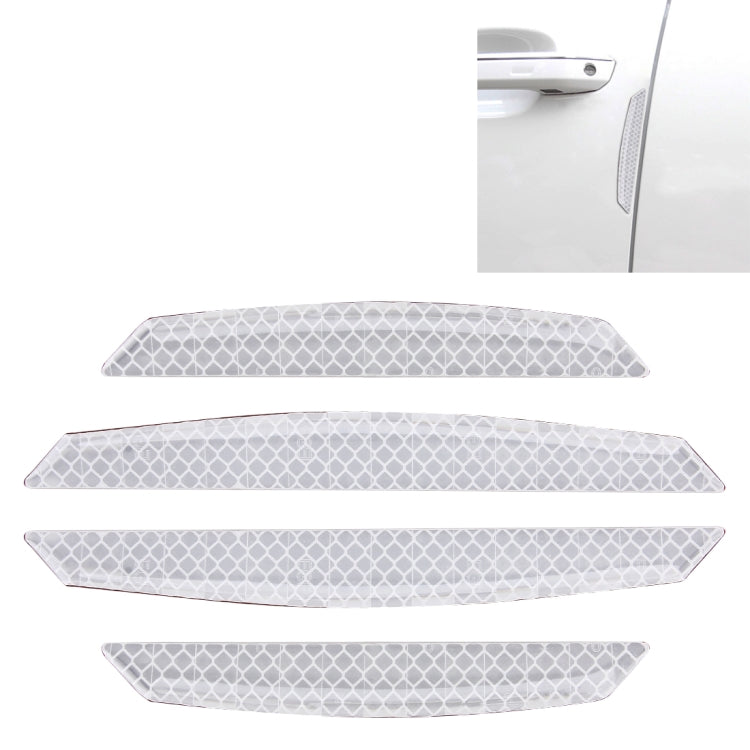 4 PCS Universal Car Door Anti-collision Strip Protection Guards Trims Stickers, 4 PCS – Durable Build, Easy to Use 4 PCS White