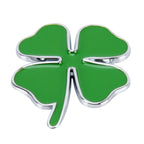 Four Leaf Clover Herb Luck Symbol Badge Emblem Labeling Sticker Styling Car Dashboard Decoration, Size: 7.5*6cm, Size: 7.5x6cm