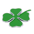 Four Leaf Clover Herb Luck Symbol Badge Emblem Labeling Sticker Styling Car Dashboard Decoration, Size: 7.5*6cm, Size: 7.5x6cm