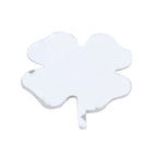 Four Leaf Clover Herb Luck Symbol Badge Emblem Labeling Sticker Styling Car Dashboard Decoration, Size: 7.5*6cm, Size: 7.5x6cm
