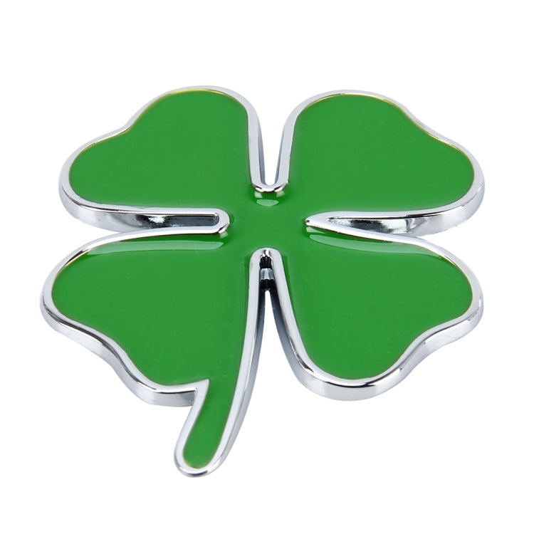 Four Leaf Clover Herb Luck Symbol Badge Emblem Labeling Sticker Styling Car Dashboard Decoration, Size: 4*3.3cm, Size: 4x3.3cm – Durable Build, Easy to Use