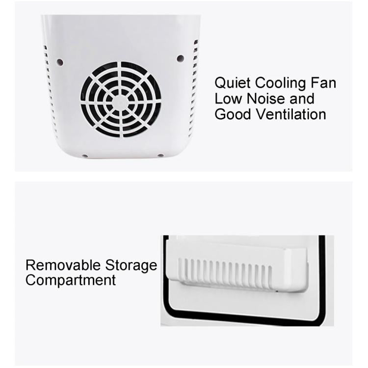 Vehicle Auto Portable Mini Cooler and Warmer 4L Refrigerator for Car, Voltage: DC 12V, Mini 4L White, Mini 4L Pink – Durable Build, Easy to Use