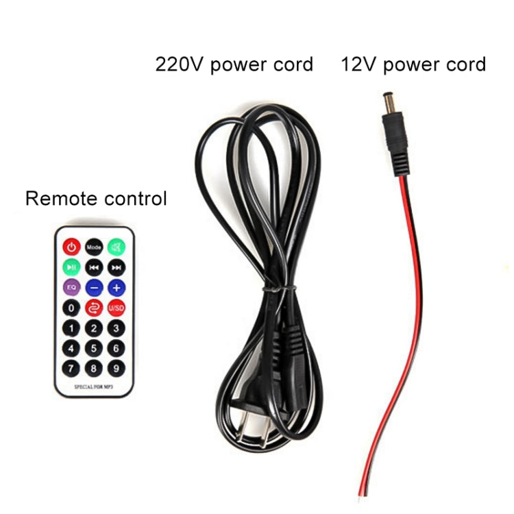 4 inch Round Shape Stereo Motorcycle / Car / Household Subwoofer, Built-in Bluetooth, Support TF Card & U Disk Reader, with Remote Control – Bluetooth