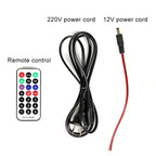 4 inch Round Shape Stereo Motorcycle / Car / Household Subwoofer, Built-in Bluetooth, Support TF Card & U Disk Reader, with Remote Control – Bluetooth