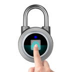 Waterproof Intelligent Bluetooth Fingerprint Padlock Remote Unlocking for iOS / Android, Fingerprint and Remote Padlock(Silver), Fingerprint and Remote Padlock(Black), Fingerprint and Remote Padlock(Blue) Fingerprint and Remote Padlock(Silver) Silver