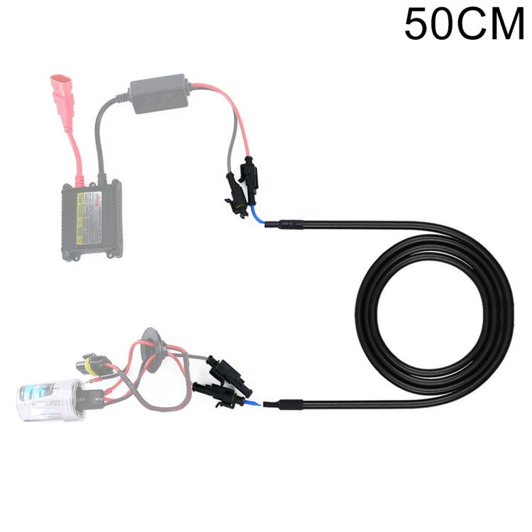 50cm Car HID Xenon Ballast High Voltage Extension Cable Harness, Size: 50cm – Durable Build, Easy to Use Size: 50cm