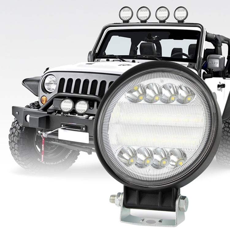 2 PCS 4 inch 15W Spot / Flood Light White Light Round-Shaped Waterproof Car SUV Work Lights Spotlight LED Bulbs, DC 9-30V, 4 inch 15W Round-Shaped – Waterproof 4 inch 15W Round-Shaped