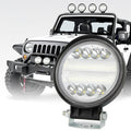 2 PCS 4 inch 15W Spot / Flood Light White Light Round-Shaped Waterproof Car SUV Work Lights Spotlight LED Bulbs, DC 9-30V, 4 inch 15W Round-Shaped – Waterproof 4 inch 15W Round-Shaped
