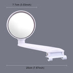 3R-094 Auxiliary Rear View Mirror Car Adjustable Blind Spot Mirror Wide Angle Auxiliary Rear View Side Mirror for Left Mirror, 3R-094 (White), 3R-094(Black)