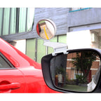 3R-094 Auxiliary Rear View Mirror Car Adjustable Blind Spot Mirror Wide Angle Auxiliary Rear View Side Mirror for Left Mirror, 3R-094 (White), 3R-094(Black)