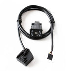 AUX Adapter Switch Plug + Wiring Hardness for Volkswagen Audi MFD2 RNS2 / Ford, Cable Length: 1.5m, For Volkswagen / Audi / Ford For Volkswagen Audi Ford