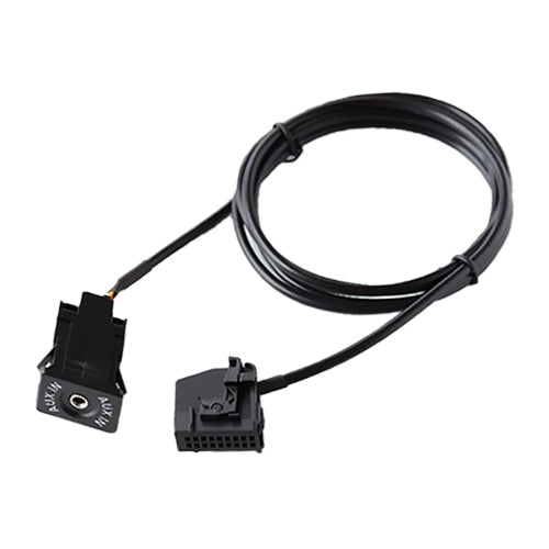 AUX Adapter Switch Plug + Wiring Hardness for Volkswagen Audi MFD2 RNS2 / Ford, Cable Length: 1.5m, For Volkswagen / Audi / Ford
