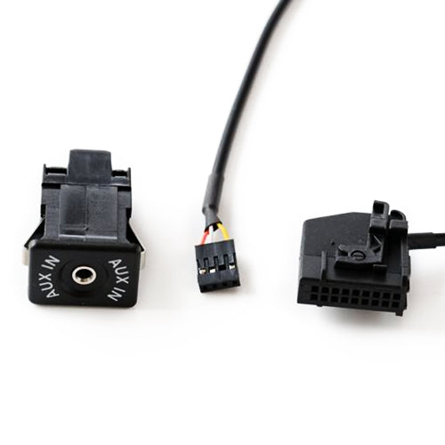 AUX Adapter Switch Plug + Wiring Hardness for Volkswagen Audi MFD2 RNS2 / Ford, Cable Length: 1.5m, For Volkswagen / Audi / Ford