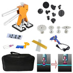 29 in 1 Auto Car Dent Lifter-Glue Puller Aluminium Alloy Tab Bodywork Repair Tools Kit, with 20W Glue Gun, US Plug or EU Plug, 29 in 1 – Durable Build, Easy to Use 29 in 1
