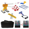 44 in 1 Auto Car Metal PDR Dent Lifter-Glue Puller Tab Hail Removal Paintless Car Dent Repair Tools Kit, with 20W Glue Gun, US Plug or EU Plug, 44 in 1 44 in 1