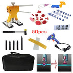 50 in 1 Auto Car Metal PDR Dent Lifter-Glue Puller Tab Hail Removal Paintless Car Dent Repair Tools Kit, with 20W Glue Gun, US Plug or EU Plug, 50 in 1 – Durable Build, Easy to Use