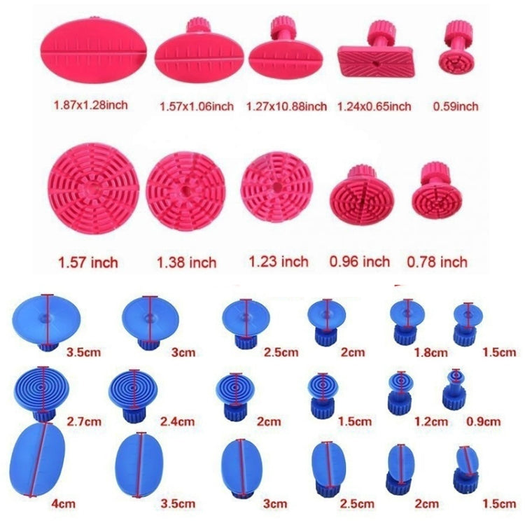 50 in 1 Auto Car Metal PDR Dent Lifter-Glue Puller Tab Hail Removal Paintless Car Dent Repair Tools Kit, with 20W Glue Gun, US Plug or EU Plug, 50 in 1 – Durable Build, Easy to Use