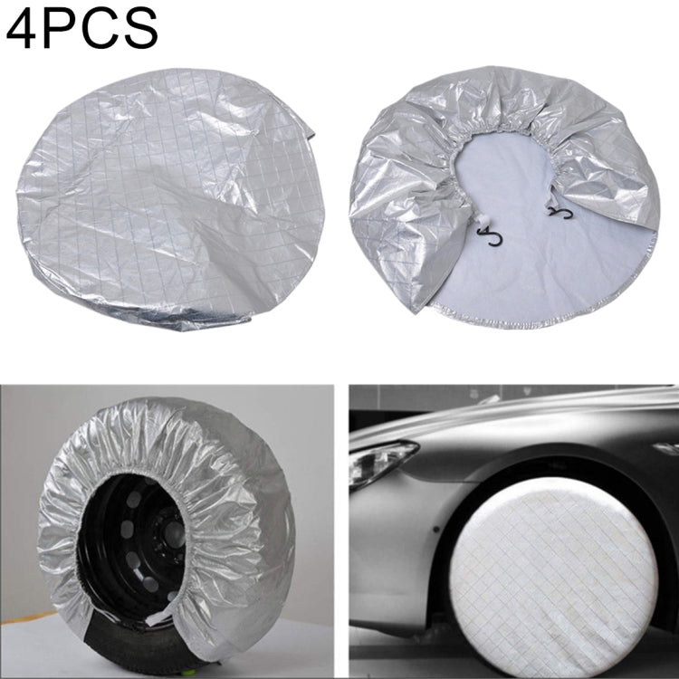 4 PCS Car Auto Wheel Tire Covers, Suitable for The Tire up to 29 inch, 29 inch 29 inch