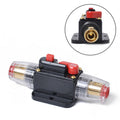 DC 12-24V Car Circuit Breaker Stereo Audio Fuse Holder Insurance 50A Fuse, 50A 50A